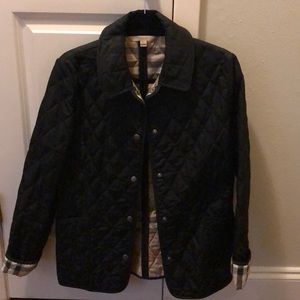 Burberry Black Quilted Jacket